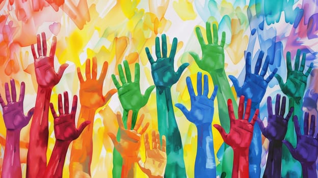 Witness the transformative power of embracing diversity in this evocative image. As individuals from various backgrounds come together, the tapestry of inclusivity weaves a narrative of strength and unity.