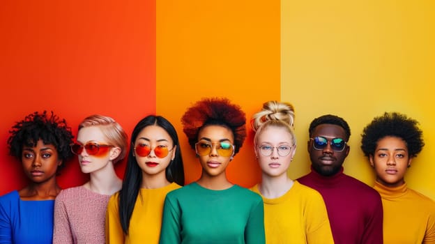 Witness the transformative power of embracing diversity in this evocative image. As individuals from various backgrounds come together, the tapestry of inclusivity weaves a narrative of strength and unity.