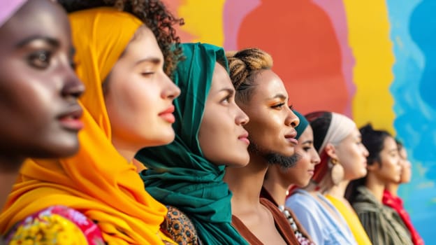Witness the transformative power of embracing diversity in this evocative image. As individuals from various backgrounds come together, the tapestry of inclusivity weaves a narrative of strength and unity.