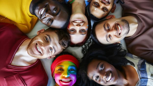 Witness the transformative power of embracing diversity in this evocative image. As individuals from various backgrounds come together, the tapestry of inclusivity weaves a narrative of strength and unity.