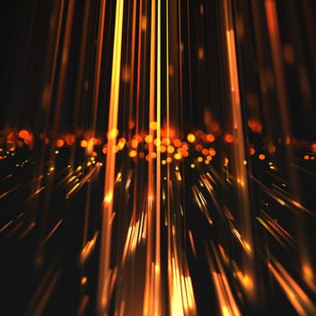 Immerse yourself in a whirlwind of vibrant energy with this modern abstract background. Featuring a captivating blend of black and orange hues, accented by yellow glowing movement and high-speed light effects, this image exudes a sense of dynamic fusion and creative intensity.