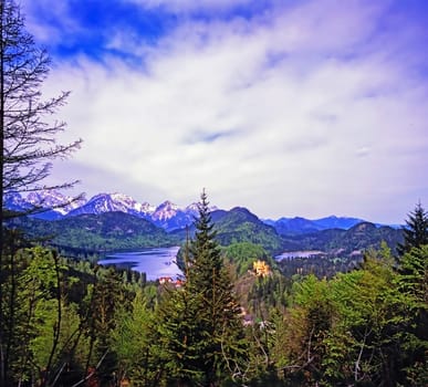 Castle Hohenschwangau in Bavaria,  Germany