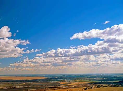Landscape with clouds