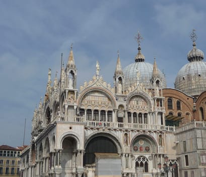 the Patriarchal Cathedral Basilica of Saint Mark, commonly known as St Mark's Basilica, is the cathedral church of the Roman Catholic Archdiocese of Venice, northern Italy.