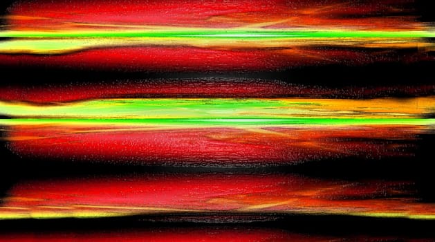 Colorful rough glossy bright background with horizontal lines in dirty yellow and red tones