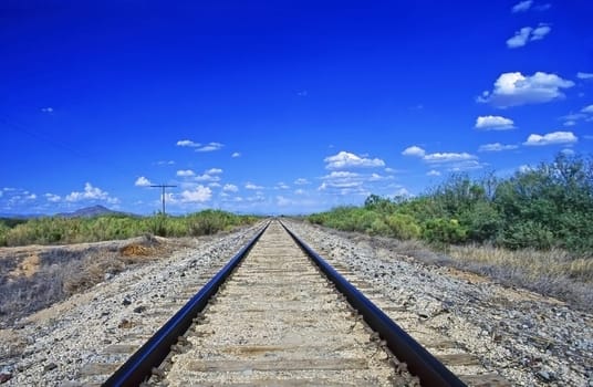 Railroad Tracks in Arizona