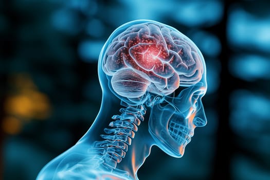 Brain tumor, cerebral vein thrombosis, Parkinson disease, mental disorder dementia, adhd, patient brain scan, MRI or CT