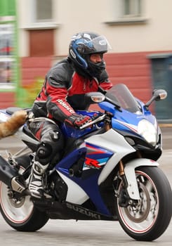 Russia, Volgodonsk - June 02, 2015 Motorcycle Racing Rally cross-country