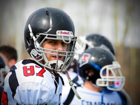 Russia, Volgodonsk - may 17, 2015: The game of rugby. Training matches in rugby