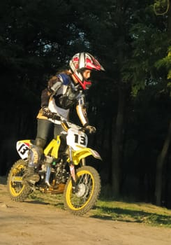 Russia, Volgodonsk - June 02, 2015 Motorcycle Racing Rally cross-country