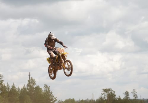 Russia, Volgodonsk - June 02, 2015 Motorcycle Racing Rally cross-country