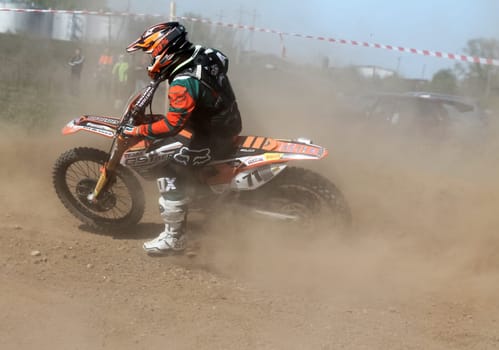 Russia, Volgodonsk - June 02, 2015 Motorcycle Racing Rally cross-country