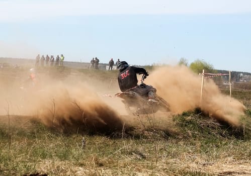 Russia, Volgodonsk - June 02, 2015 Motorcycle Racing Rally cross-country