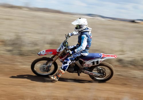 Russia, Volgodonsk - June 02, 2015 Motorcycle Racing Rally cross-country