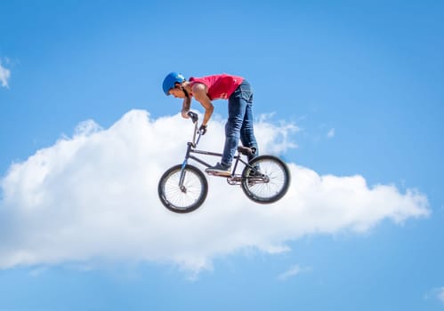 Russia, Volgodonsk - June 02, 2015 Motorcycle Racing Rally cross-country