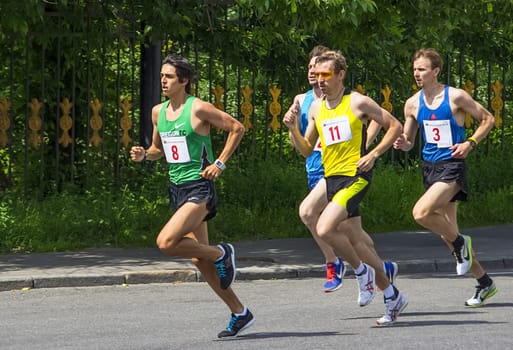 Russia, Volgodonsk - June 14, 2015 Run Sport for All