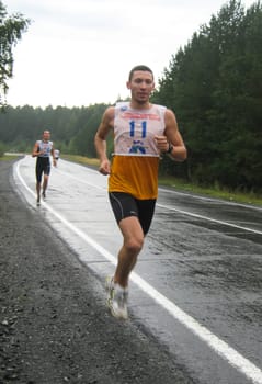 Russia, Volgodonsk - June 14, 2015 Run Sport for All