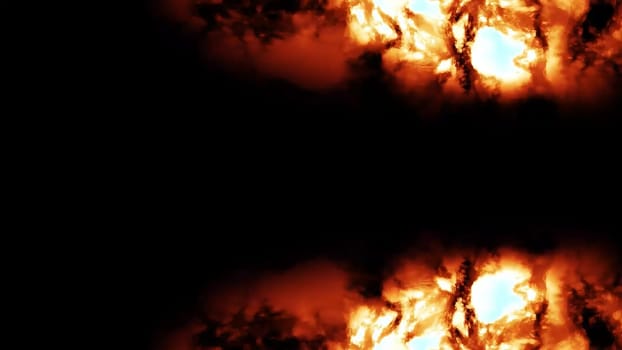 Fire Abstract Background Digital Rendering. High quality photo