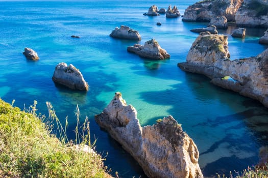 Praia de Boião, beach in Alvor near Portimão in Algarve region of Portugal