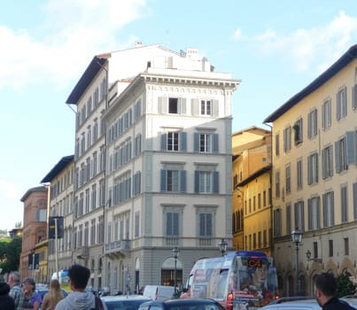 Florence, Italy October 7, 2019: Florence a city in central Italy and the capital city of the Tuscany region.