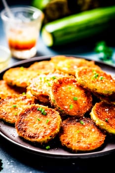 Homemade traditional potato latke pancakes on a plate.