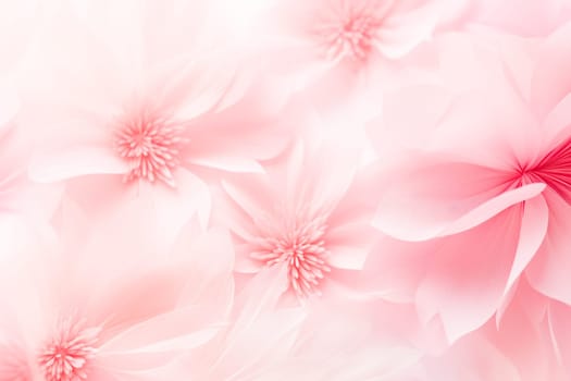 Close-up of a bouquet of pink flowers stacked on top of each other