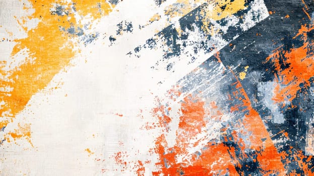 Creative abstract art template with different shapes and textures. Collage design.