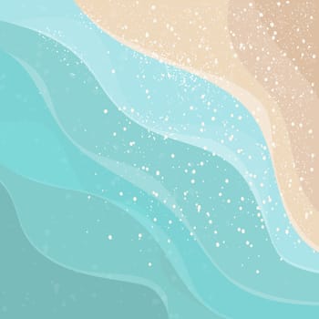 Abstract beach background with coastline and waves pattern. Vacation design illustrations. Vector eps 10