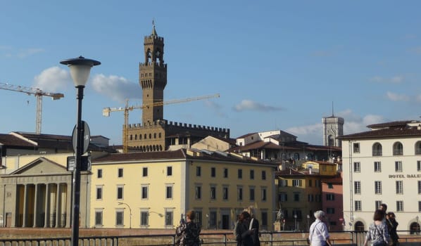 Florence, Italy October 7, 2019: Florence a city in central Italy and the capital city of the Tuscany region.