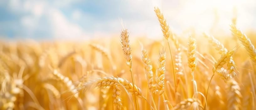 Undulating waves of golden wheat sway beneath a dramatic, cloud-filled sky, creating a captivating interplay of natural elements
