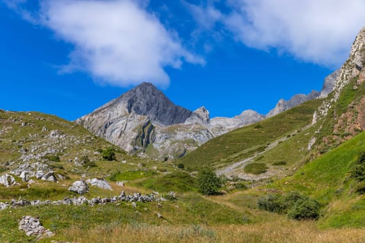 Massif of Las Ubinas between Asturias and Leon. In the Natural Parks of Las Ubinas-La Mesa in Asturias and the Natural Park of Babia y Luna in Leon, Spain