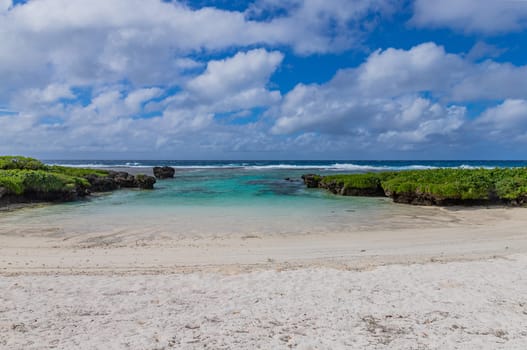Beach on Efate Island, Vanuatu, near Port Vila - famous beach on the east coast