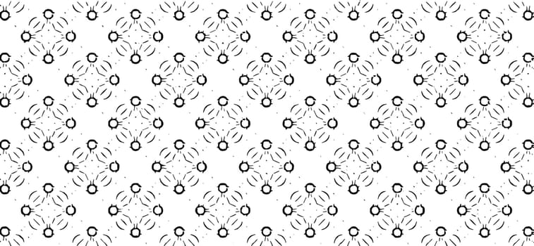 Black and white kaleidoscopic background texture