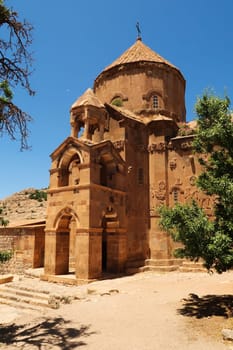 The Armenian Cathedral of the Holy Cross on Akdamar Island on Lake Van, Van Gölü, Turkey 2022