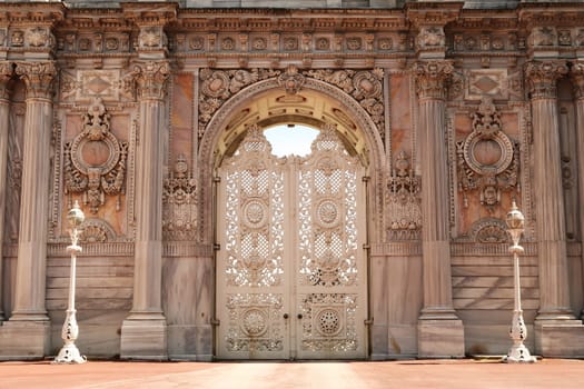 The Gate of the Sultan, Sultan's Gate at Dolmabahce Palace, Istanbul, Turkey 2022