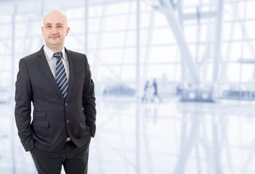 young business man portrait at the office