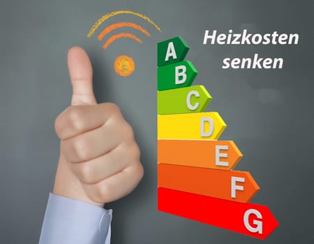 Thumbs up for lower heating costs: energy saving tips for a warm home