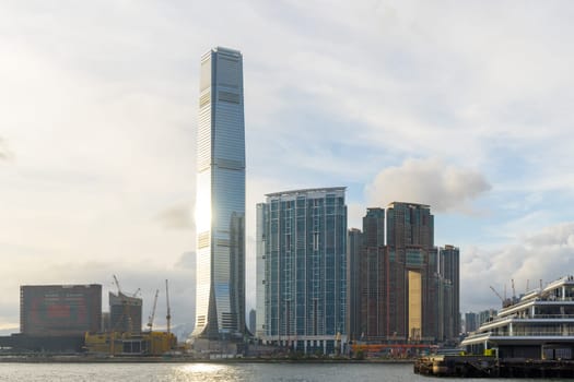 Hong Kong 21 June 2023: Hong Kong city in Kowloon side