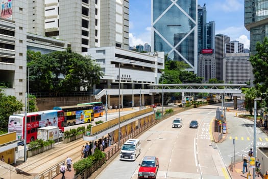 Hong Kong 21 June 2023: Hong Kong city in central district