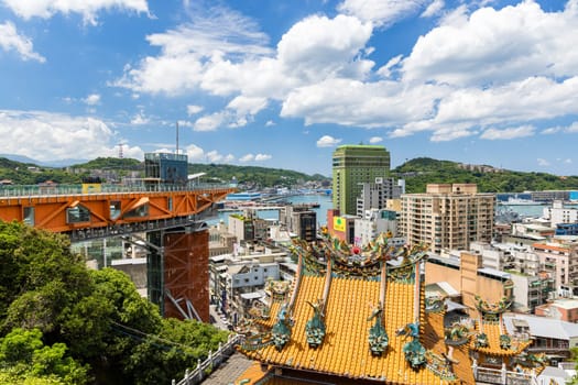 Taiwan 14 August 2023: City of Keelung in Taiwan