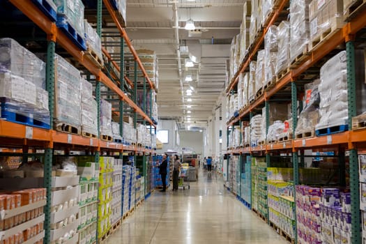 Taoyuan, Taiwan 17 August 2023: Costco wholesale store in Nankan of Taiwan