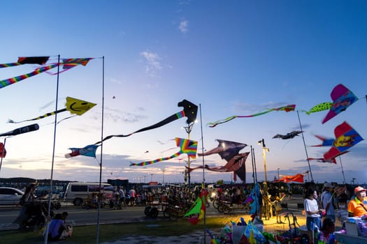 Hsinchu, Taiwan 10 September 2023: Hsinchu city international kite festival at seaside park