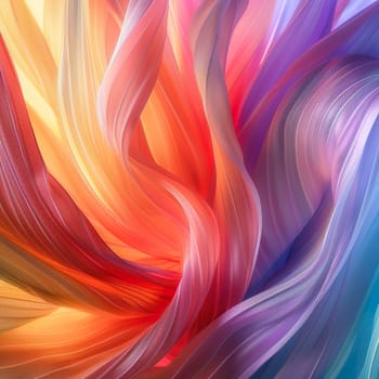 An abstract background in rainbow colours generated by artificial intelligence