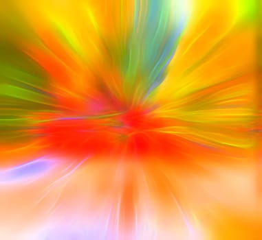 Digital Illustration Soft Vibrant Abstract Background