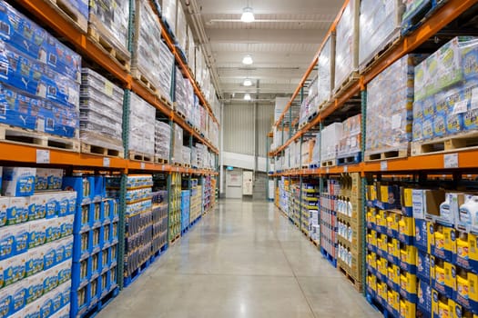 Taiwan 22 September 2023: Inside of the Costco Store
