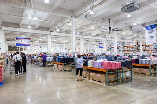 Taiwan 22 September 2023: Costco store in Taiwan