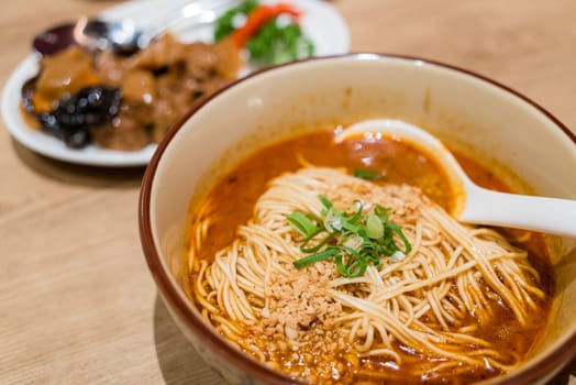 Chinese Sichuan cuisine Dandan noodles