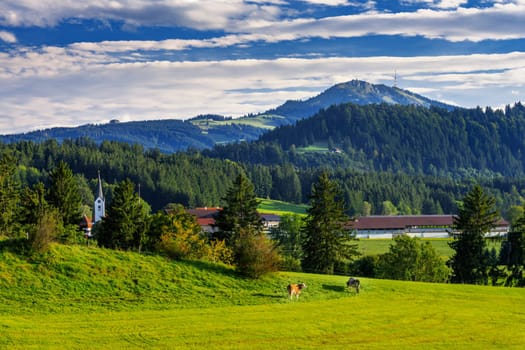 Mount Grünten in the bavarian alps of the Allgäu