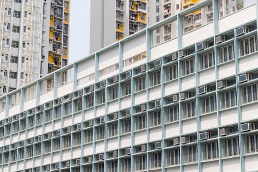 Hong Kong residential building facade