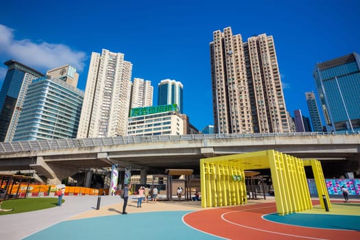 Fortress Hill, Hong Kong 05 October 2021: East Coast Park Precinct